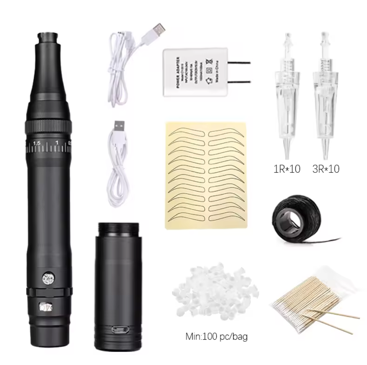 Stylo à tatouer sans fil PMU, maquillage Permanent